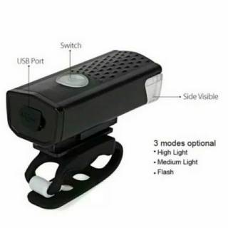  Lampu  depan  sepeda  LED battery charge bicycle LED USB  