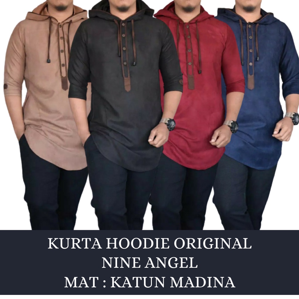 Koko Hoodie Original - Kurta Pakistan Hoodie - Koko Pria Muslim - Kurta Pakistan COD - Baju Koko - K