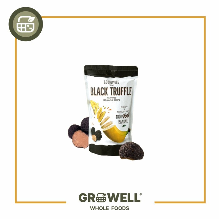 

Goodliving Chips Banana Chips Black Truffle 55Gr