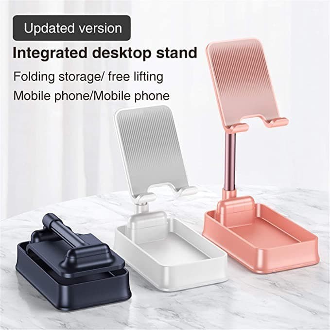 WS18 METAL Liftable Holder Hp Ipad Tab stand Foldable Tablet lipat