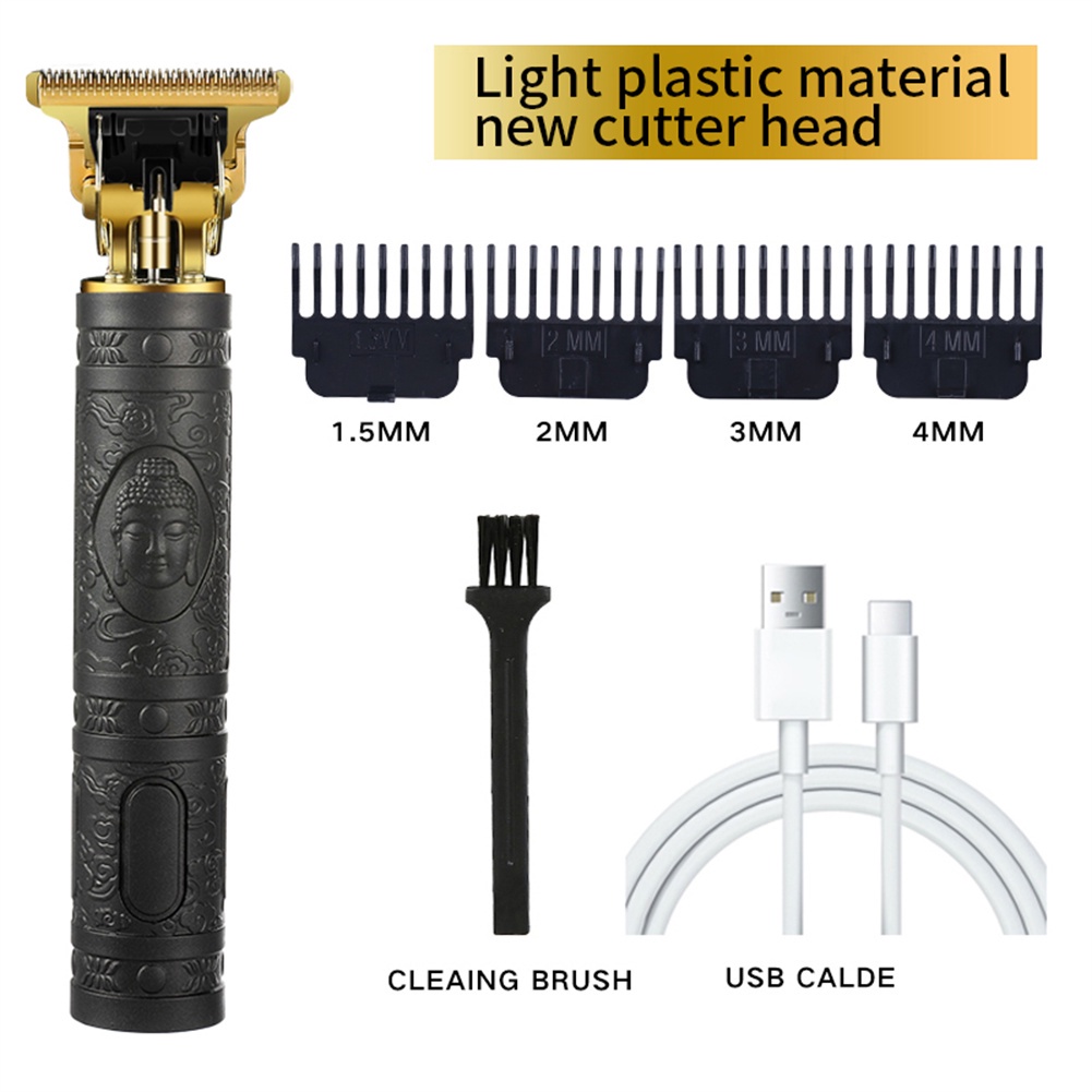 Alat Cukur Elektrik Hair Clipper Trimmer Model Dragon Vintage T9-B