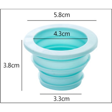 Alat Corong Penutup Saluran Pipa Pembuangan Air Wastafel Anti Bau