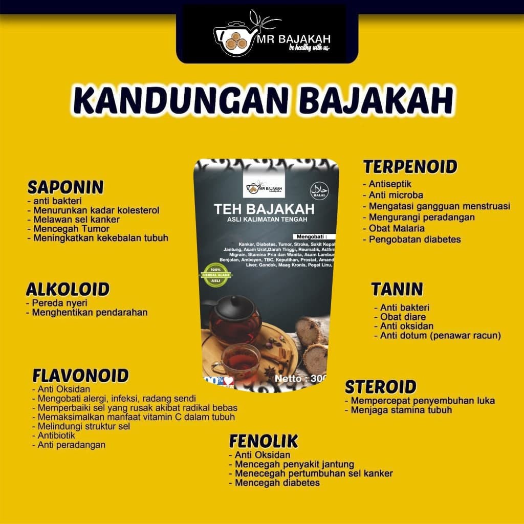 

TEH BAJAKAH ASLI KALIMANTAN “KUALITAS PREMIUM”