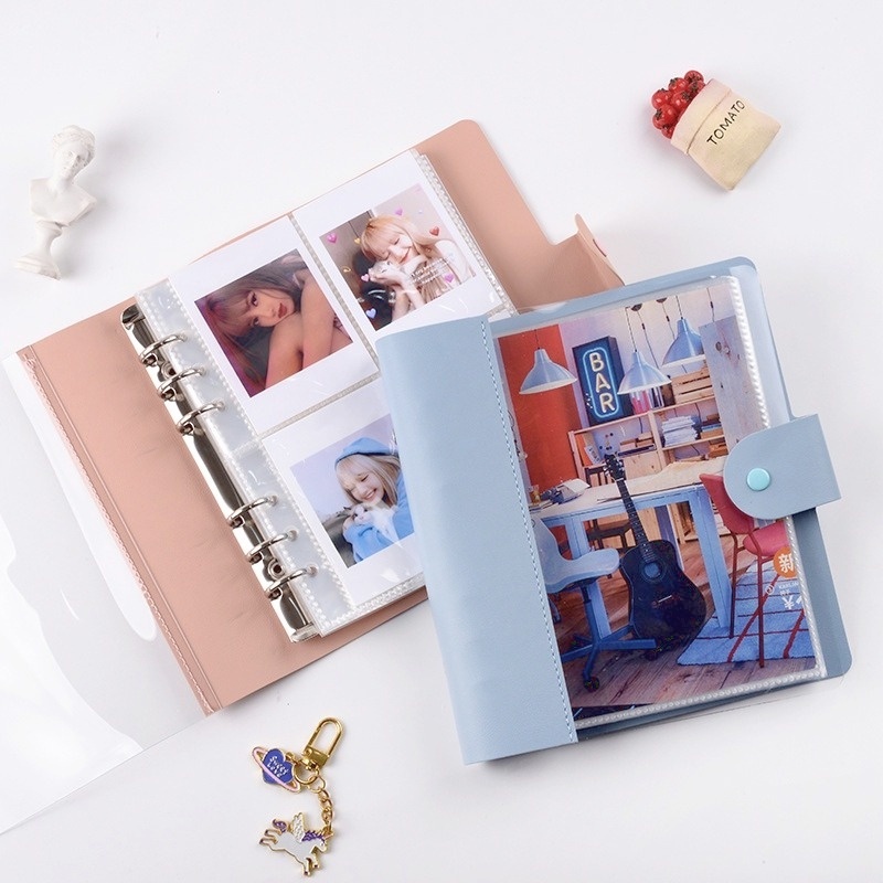 Buku Album Foto 200 Slot Bahan Kulit Pu Ukuran 3 &quot;/ 25&quot; / 5 &quot;/ 7&quot;