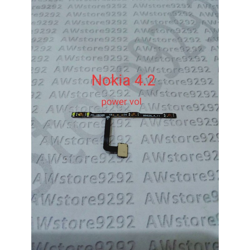 Flexi Flexibel Flexible Power On Off VOLUME NOKIA 4.2 TA1184 TA1133 TA1149