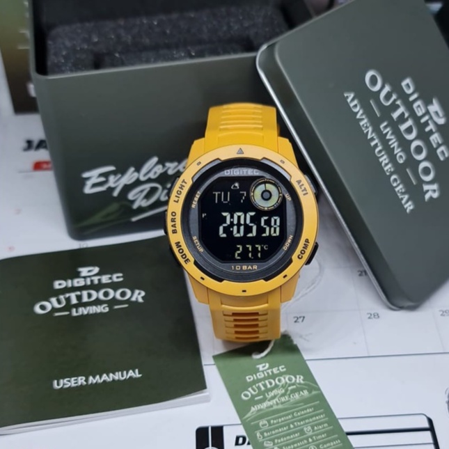 FAVORIT Jam Tangan Original DIGITEC OUTDOOR DS-8100 DS8100 DG 8100T DS 8100 DIGITEC OUTDOOR LIVING