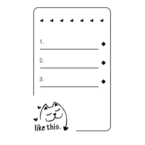 

memo mini||check list mini bergambar sticker||notes