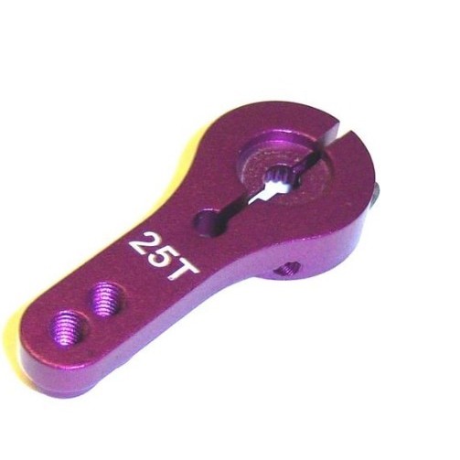 Metal Servo Horn 25t Fit For Futaba Savox Hitech - Purple