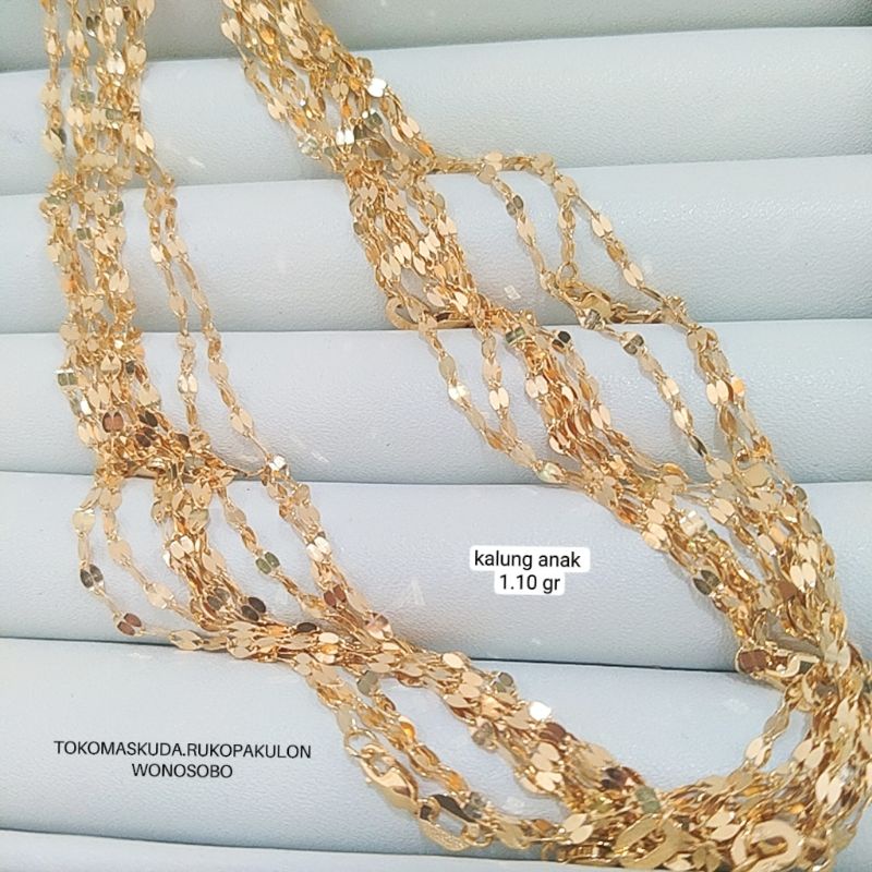 kalung anak (emas asli 8k &amp;9k)