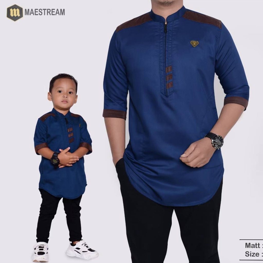 KAPEL TERBARU AYAH ANAK / KAPEL ANAK AYAH / FASHION KAPELAN / PAKAIAN PRIA KAPEL /  GAMIS MUSLIM PRI