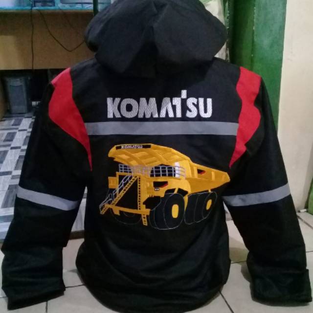 JAKET PARASUT TASLAN MOBIL HD KOMATSU / DOZER KOMATSU FREE NAMA