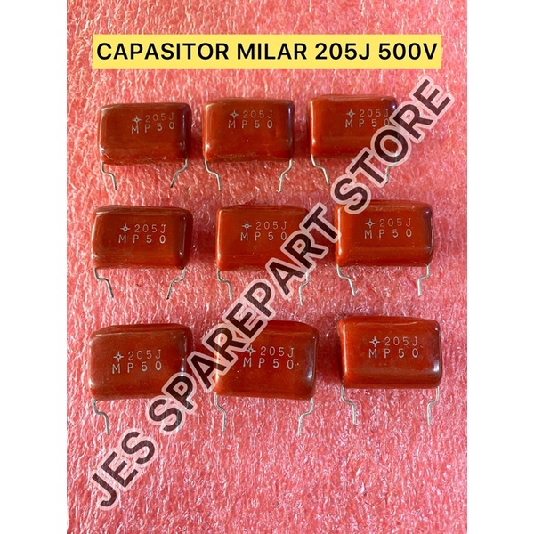 CAPASITOR MILAR 205J 500V