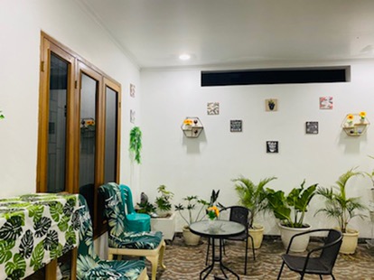 Hiasan Dinding Wall Decor Square Poster Kayu Dekorasi Rumah Buah Nanas 20x20