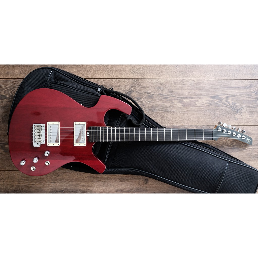 Gitar Elektrik Parker P-44 Transparent Red W/ Piezzo