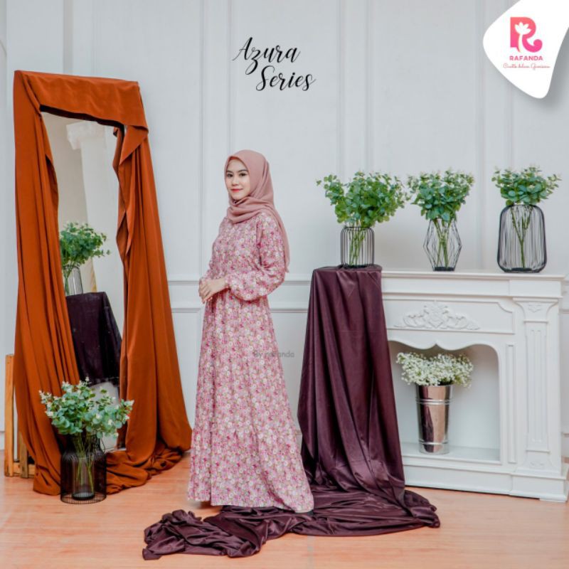 GAMIS RAYON  HOMEDRESS REMPEL BAWAH LD 104 cm