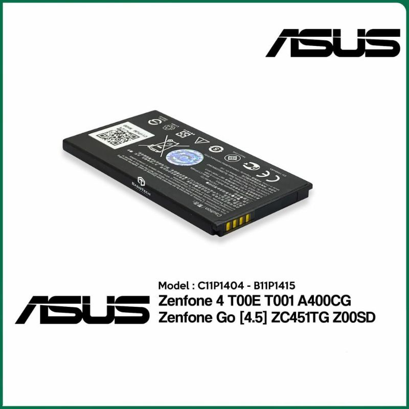 Baterai Handphone Asus Zenfone go 4.5 Z00SD / Batre ZF 4 A400CG C11P1404 premium