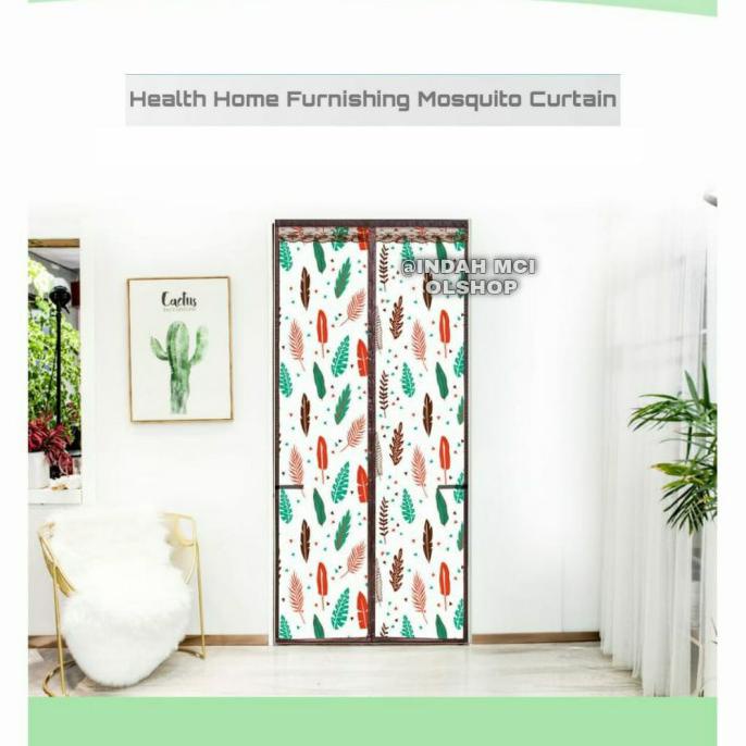 Favorit] Tirai Magnet Pintu Anti Nyamuk Bahan Plastik Pvc / Tirai Magnet Ac - Feathers