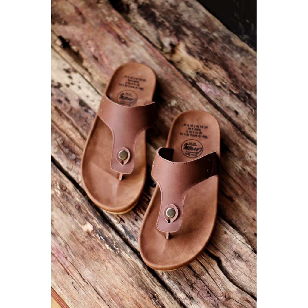 Sandal Pria Kulit Asli CEVANY CLOVER ORIGINAL Handmade Bandung