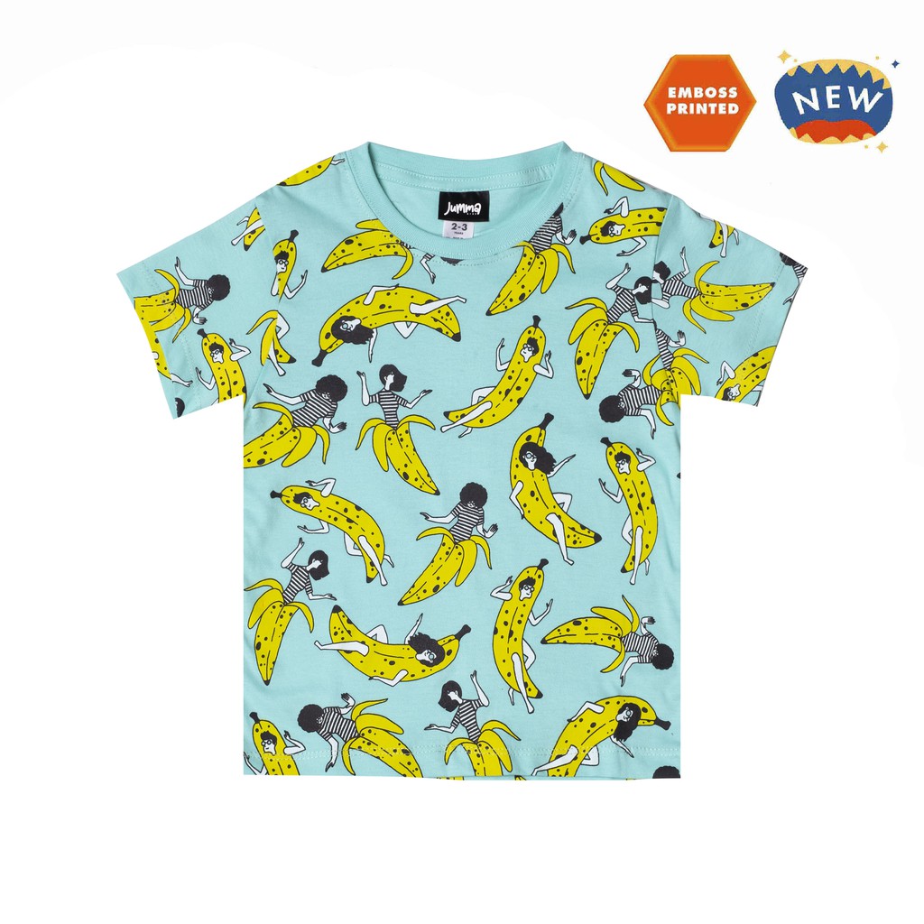 

Jummakids Banana Suit Full Printed Tshirt