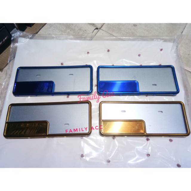 Bingkai Plat Nomor Stenlis Ori Thailand Dudukan Plat Nomor Harga 1 Set Depan Belakang Thailand