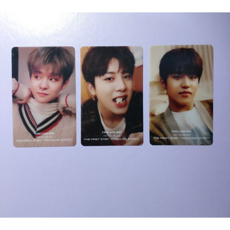 [BENEFIT] SYNNARA PHOTOCARD TREASURE THE FIRST STEP: TREASURE EFFECT JIHOON JUNGHWAN JEONGWOO