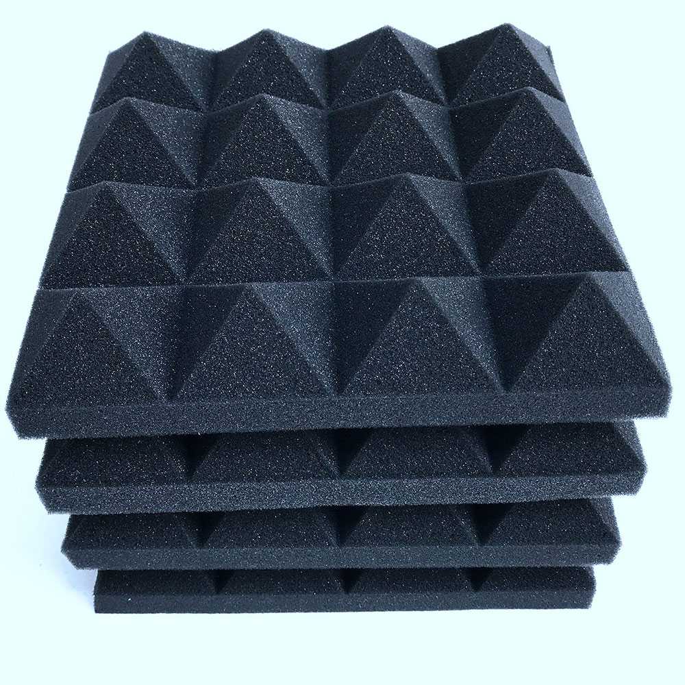 (BISA COD) FTIHSHPJROD Busa Telur Peredam Suara Soundproof Foam 25x25x5CM 12PCS - SFS1