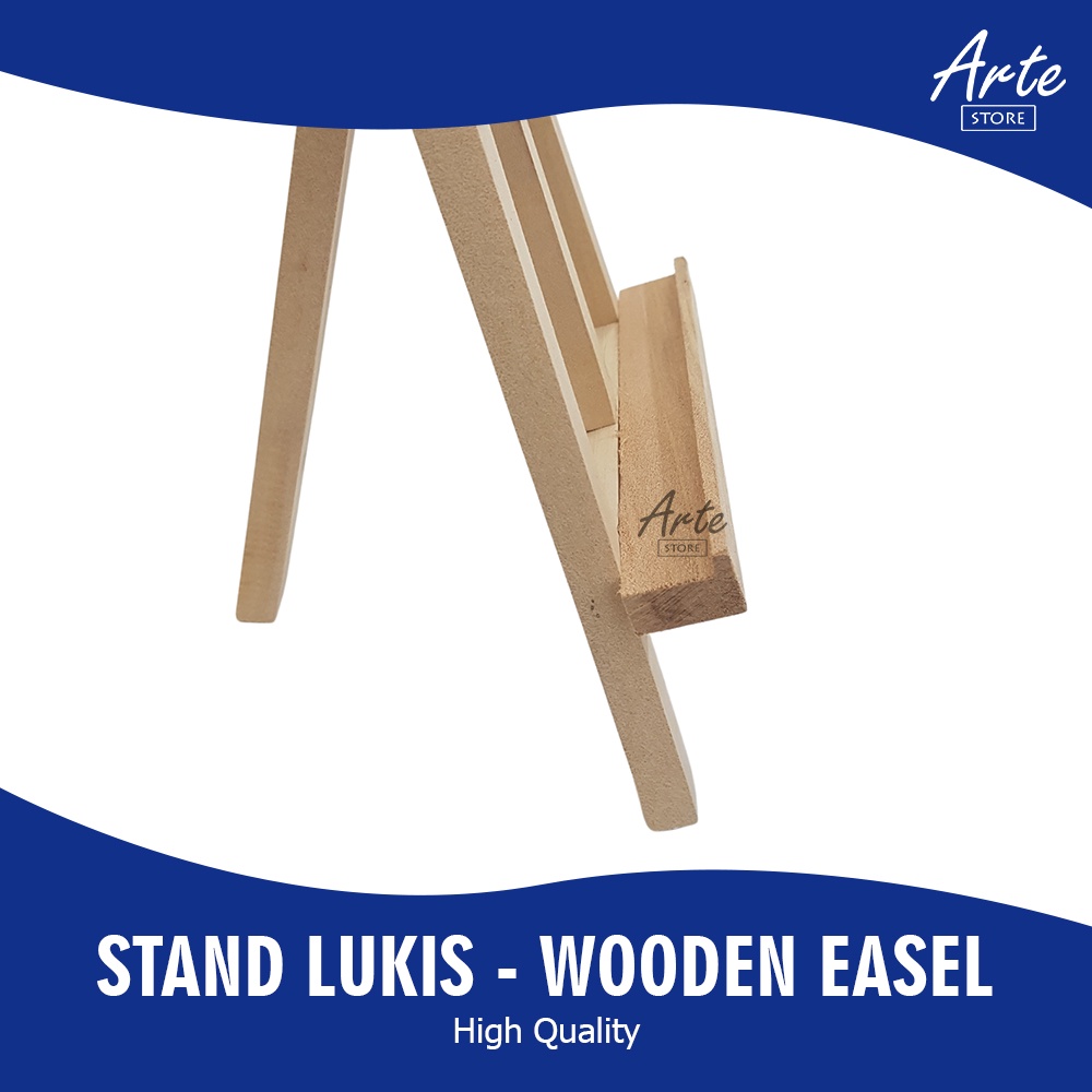 Stand Lukis Kayu Kecil - Mini Wooden Easel