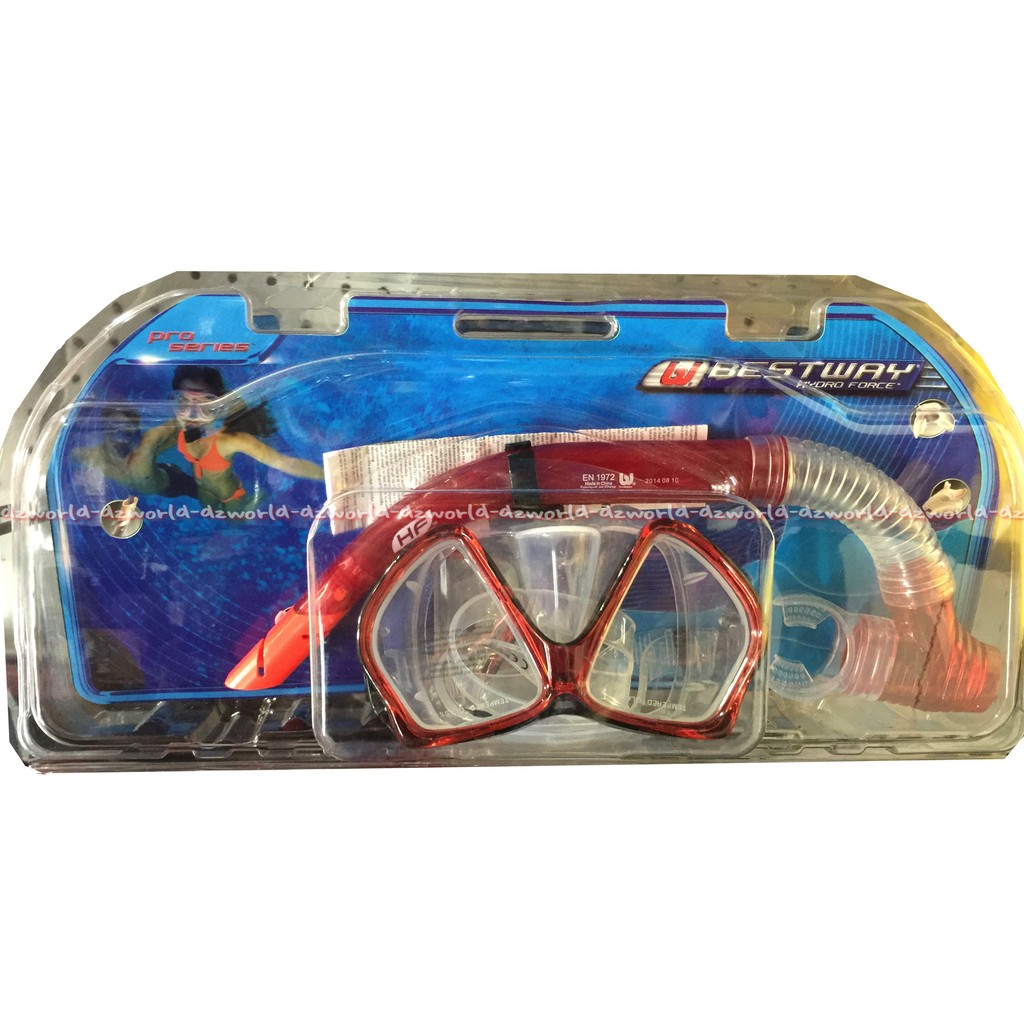 Kacamata Snorkling Bestway Hydro Pro Dive Set Scuba Diving Menyelam Goggles