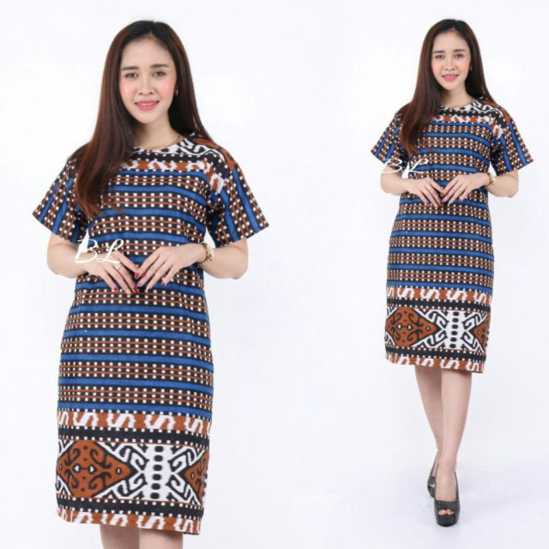 DRESS ETNIK TERBARU-Maura Couple - Sania Ruffle Batik tenun Couple Ori Ndoro Jowi DNT Garansi Termurah Shopee BAJU IMLEK-MOTIF E WANITA