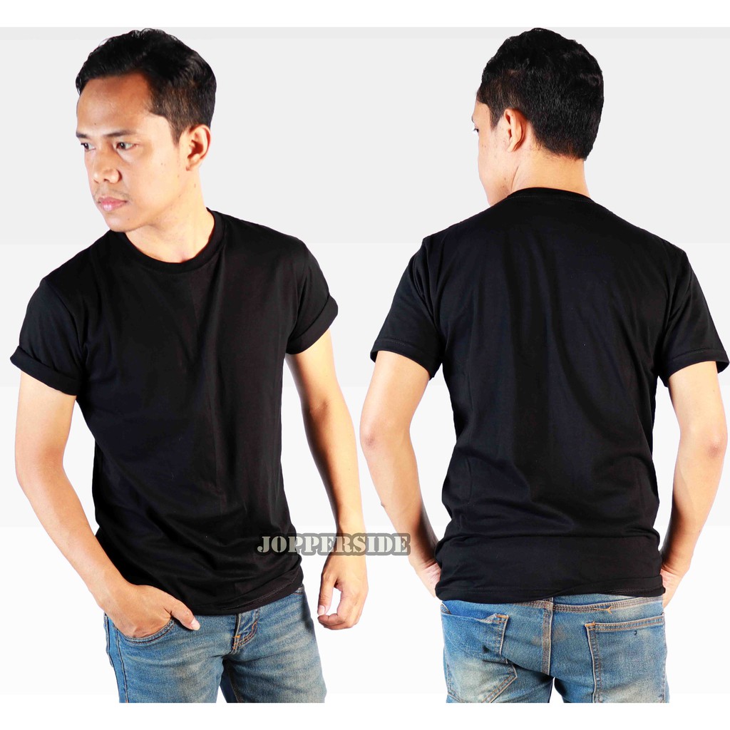 [ COD PABRIK ] t shirt pria / kaos polos pria / kaos hitam polos cotton combed premium pria tb1