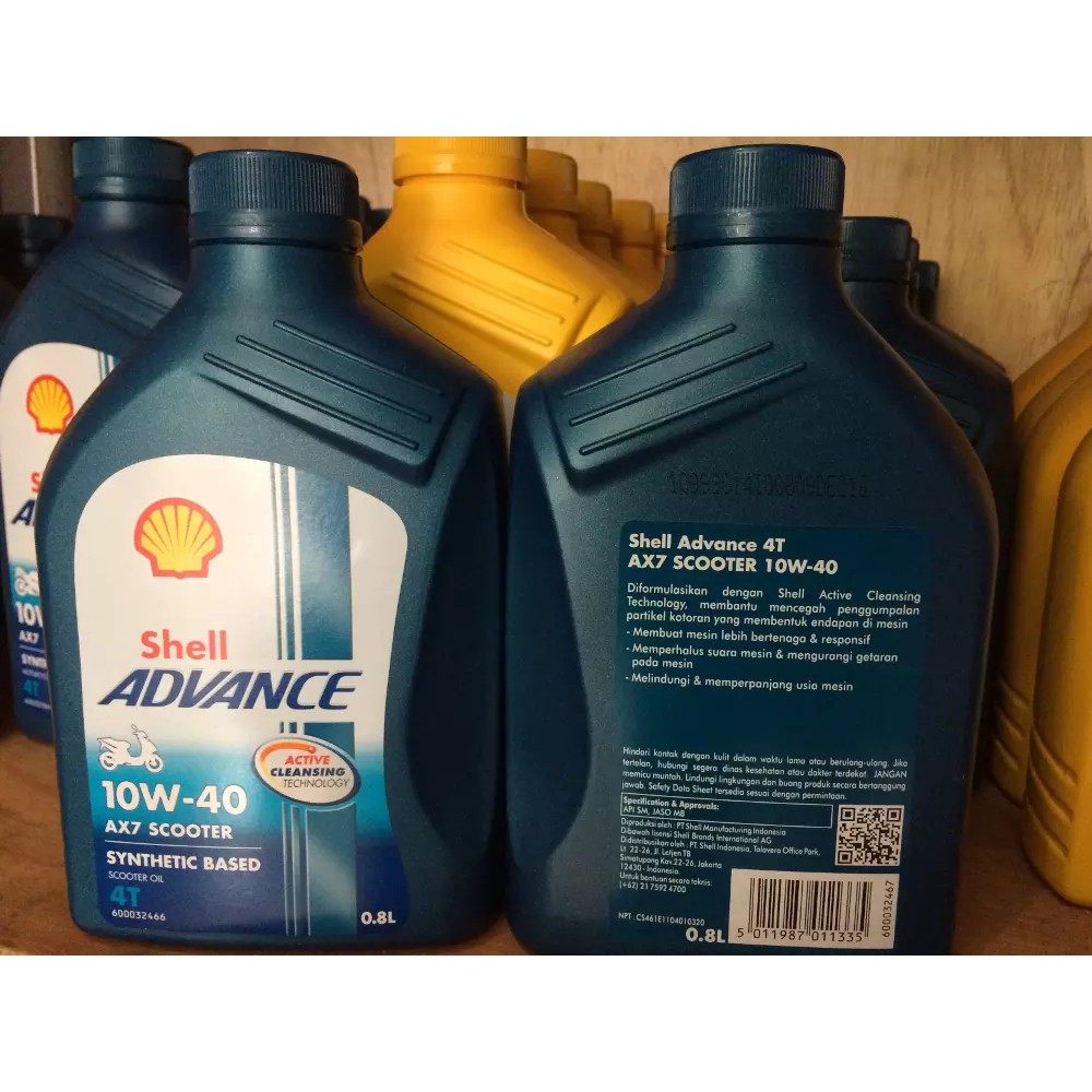 Shell Advance AX7 scooter 0.8L