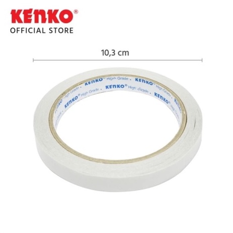

HD Double Tape 0.5 Inch 12mm Core Biru / Perekat / Double Tape