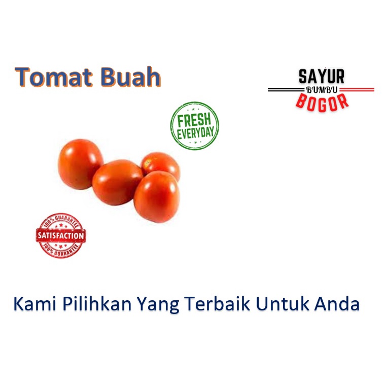 

Tomat Buah / Sayur Segar / Sayur Bumbu / Sayur Bumbu Bogor