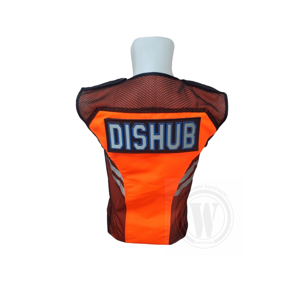 Rompi Dishub Taslan Waterproof Orange|Rompi Dishub|Rompi Dinas Perhubungan|Rompi Lapangan