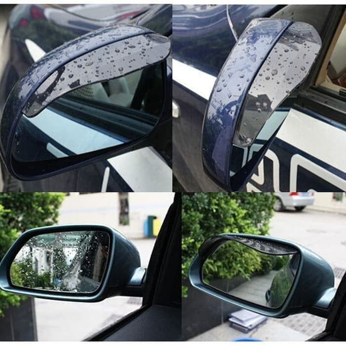 Penutup Kaca Spion Mika Car Cover Miror Pelindung Hujan 1 set isi 2