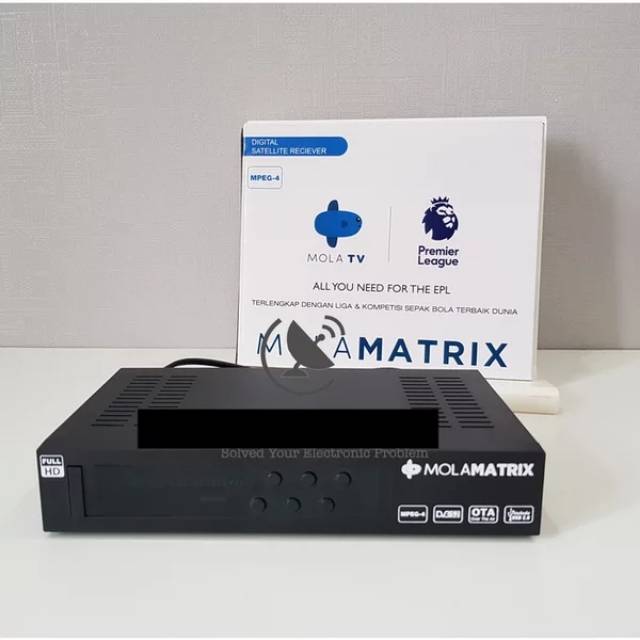 Receiver Parabola Matrix Mola Tv Putih Liga Inggris Dan Liga Indonesia Shopee Indonesia