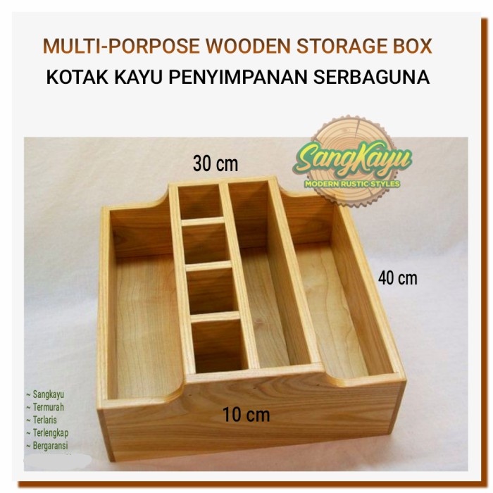 

Tempat penyimpanan serbaguna kayu box tempat kosmetik - KAYU MAHONI - KAYU MAHONI