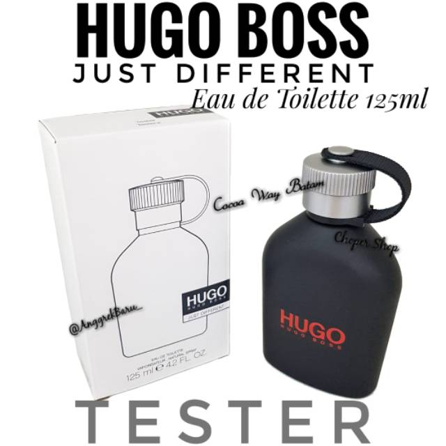 Parfum Tester Original Hugo Boss Just Different 125ml