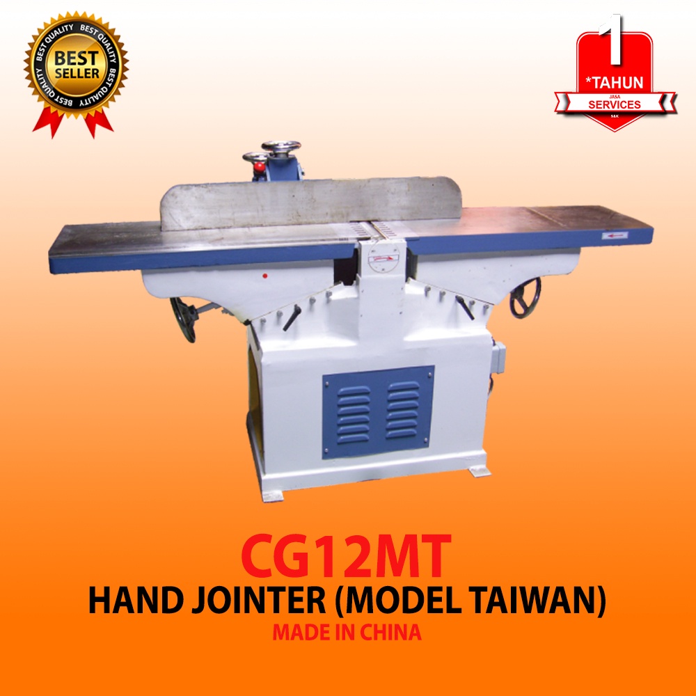 Mesin Serut Kayu Ketam Siku Hand Jointer 2.2 KW 12 Inch AKS - CG12MT