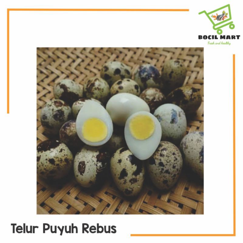 

[BOCIL MART] TELUR PUYUH MENTAH DAN REBUS 250GR