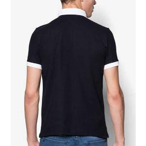 Kaos Polo Pria Brandid Levis Snow Black Hitam Kerah Putih   Kaos Polo Kerah Wangki Tshirt Cowok   M