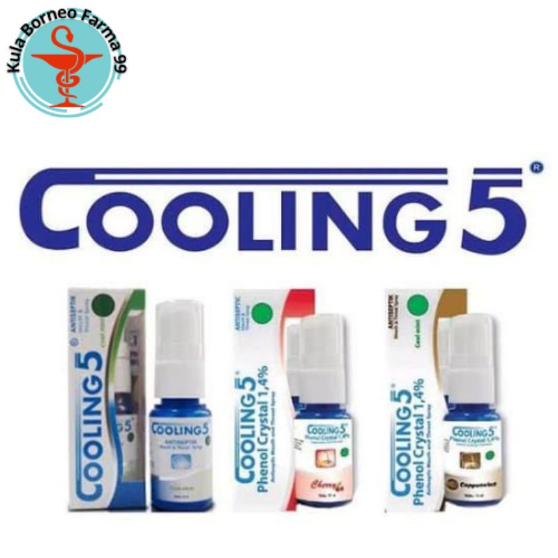 Cooling 5 Plus Spray 15 ml - Obat Semprot Sakit Gigi dan Sariawan