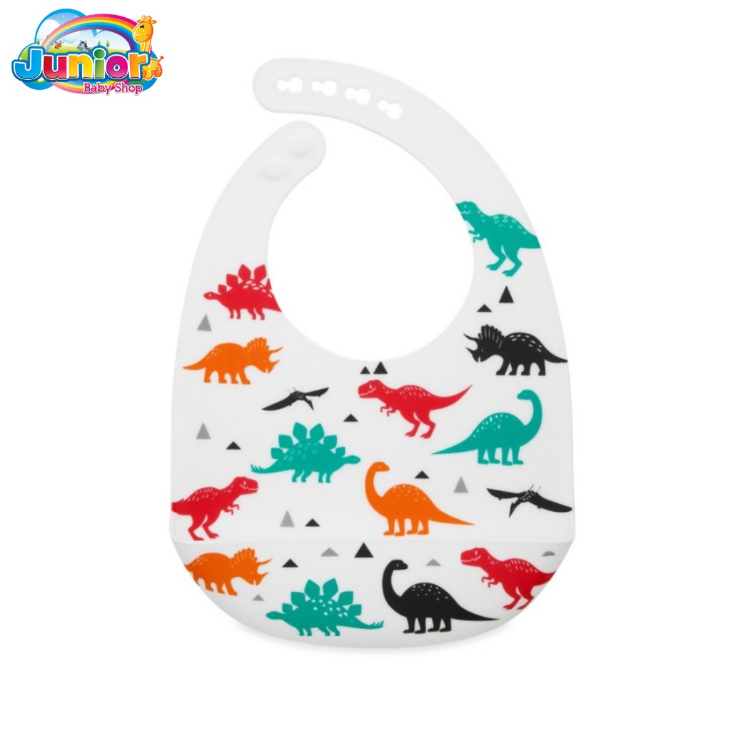 Nuby Silicone BIb Print