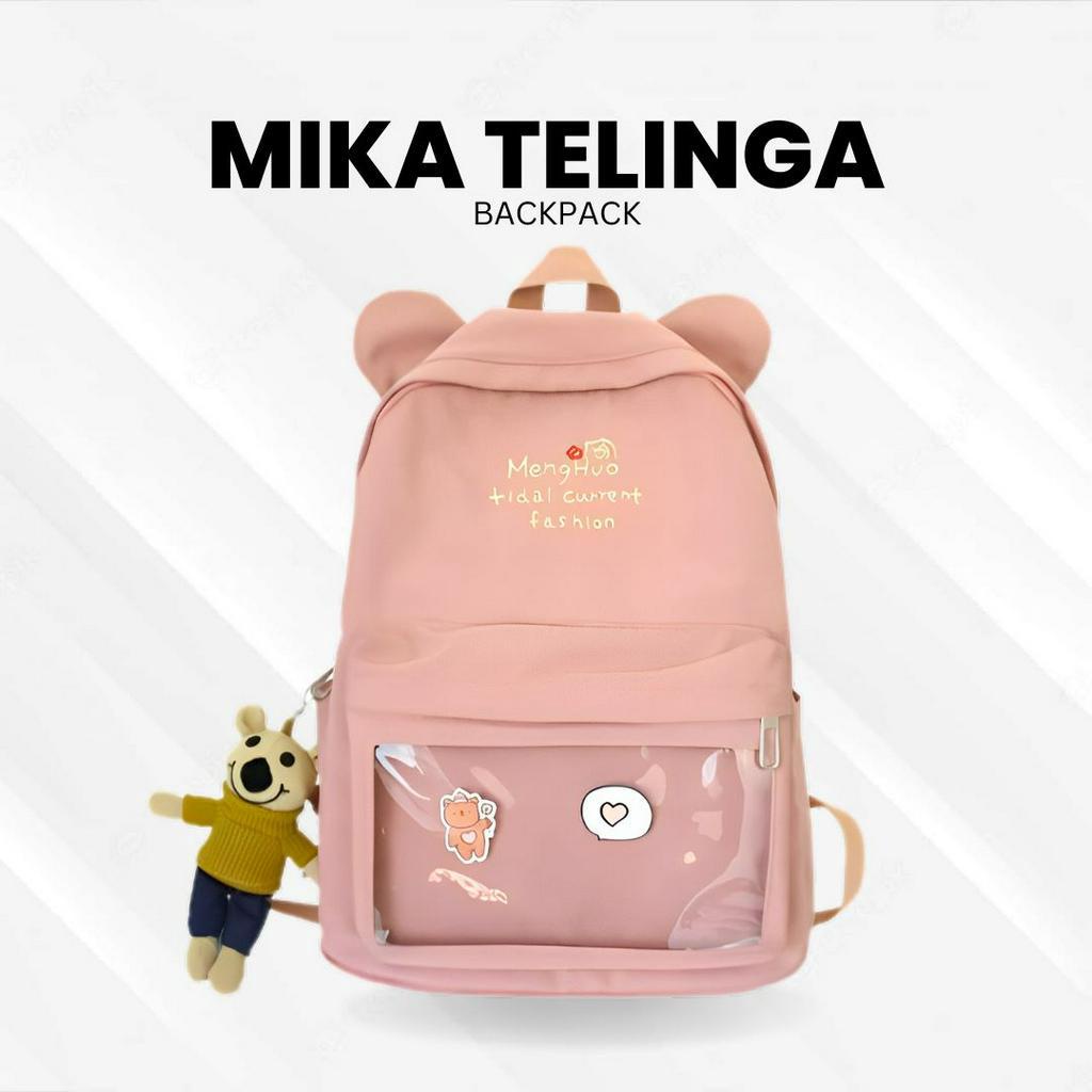 TAS RANSEL WANITA MIKA TELINGA BESAR / TAS BACKPACK FASHION KOREA