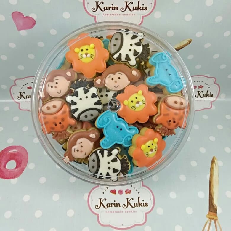 

Kukis Hias, Kukis Karakter, Fancy Cookies, Hampers Animal 500gr