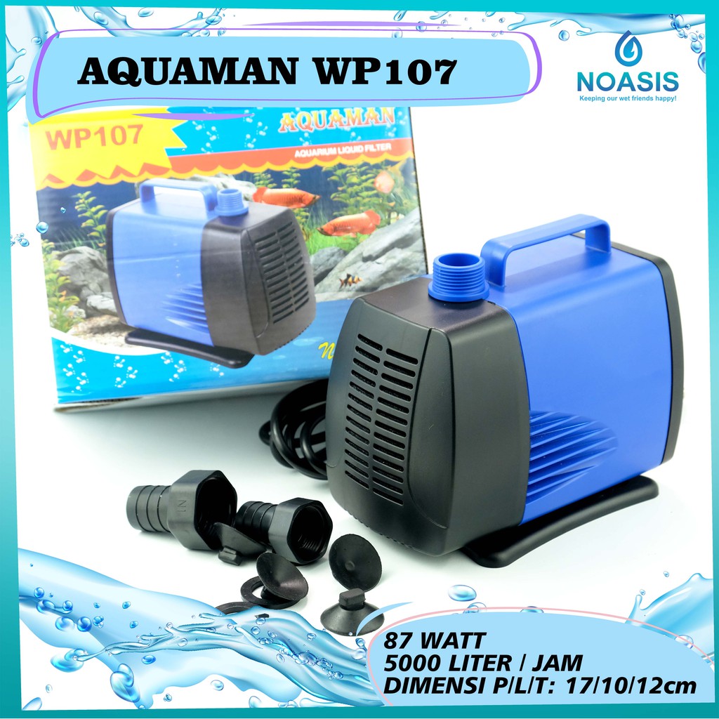 POMPA AQUARIUM CELUP WATER PUMP AQUAMAN WP 107 WP-107 LOW WATT