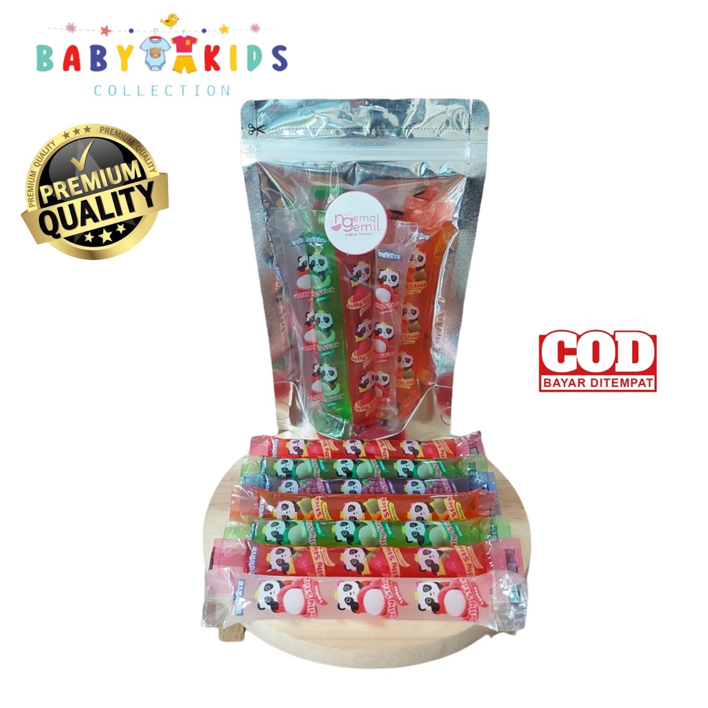 

Fruity Jelly Stick Besar / Stik Jeli Besar Aneka Rasa buah Kualitas Premium