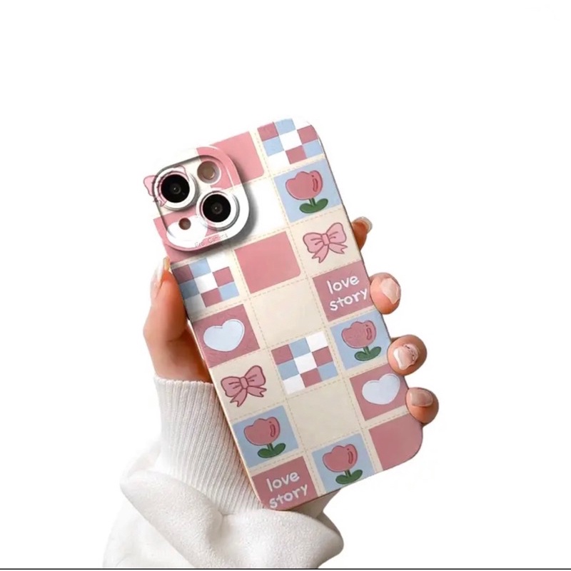 CASE LOVE HEART FLOWER REALME 5 5I 5S 7I C17 C11 C15 C11 2021 C20 C31 C35 C12  - UA