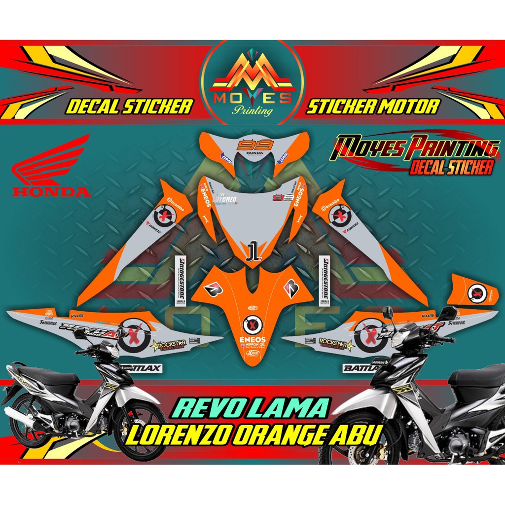 decal revo lama stiker revo lama stiker revo lama full body