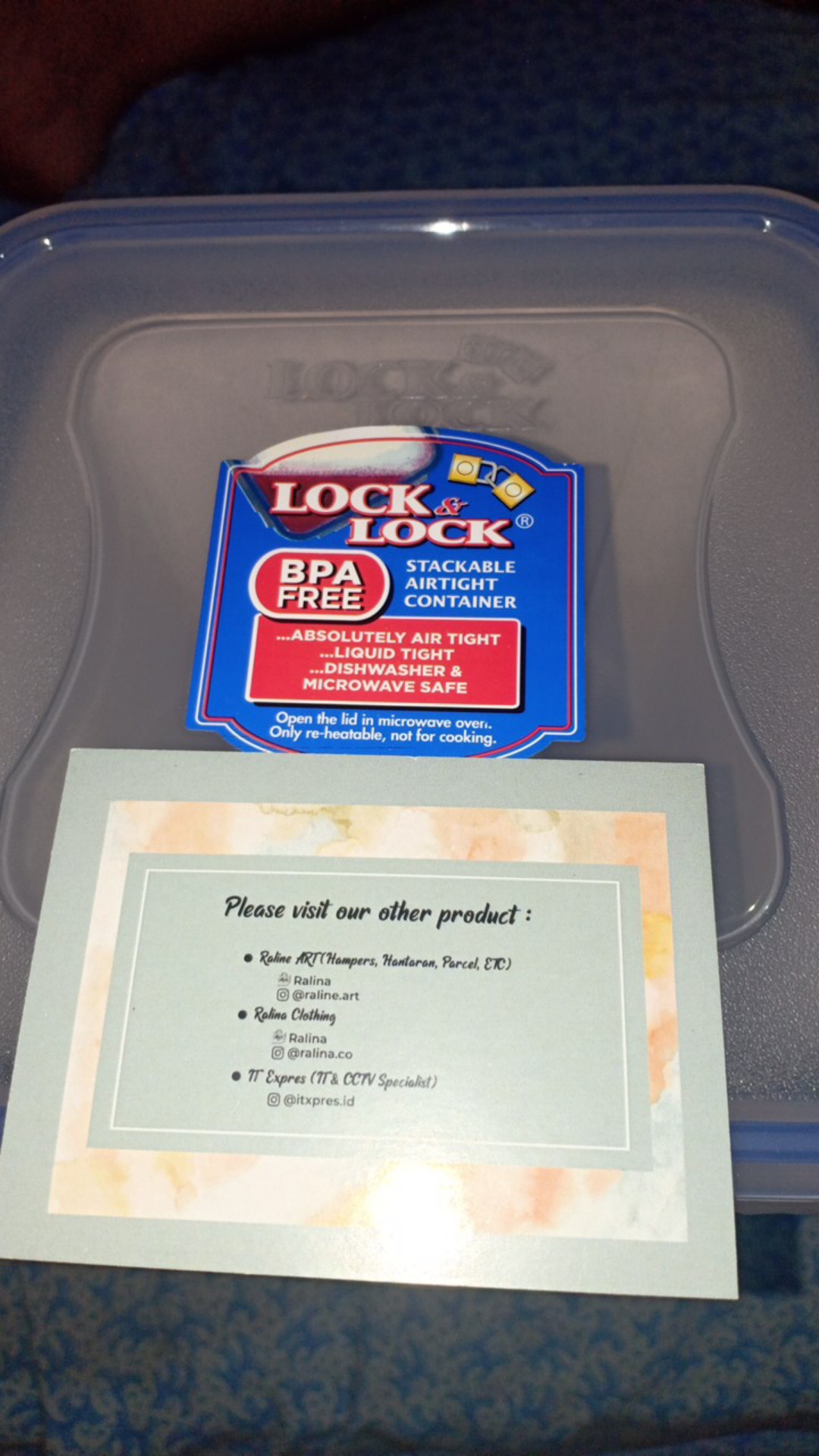 Lock&lock Toples Makanan 4liter - Hpl822r -